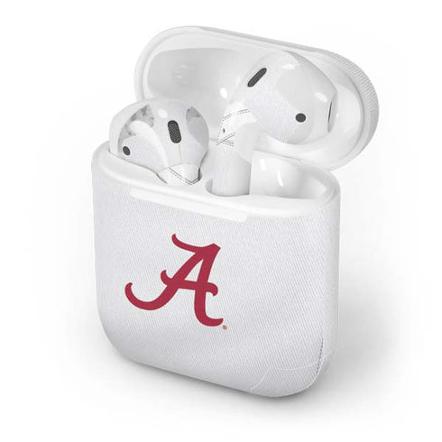University of Alabama White Jersey Apple AirPods Skin