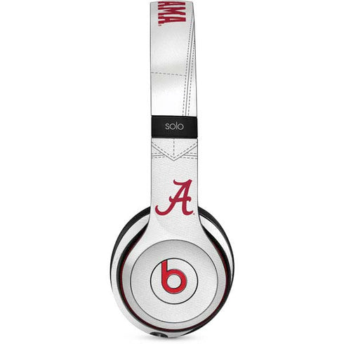 University of Alabama White Jersey Beats Solo 2 Wireless Skin