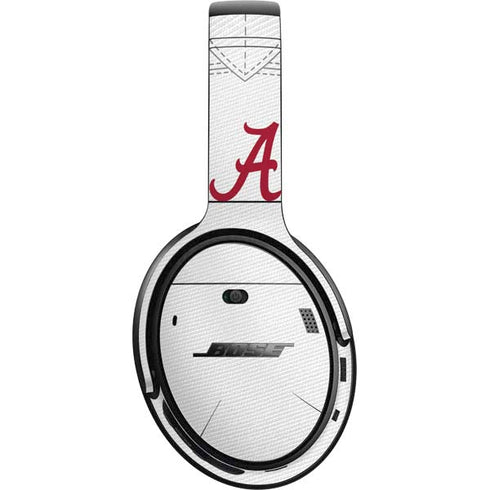 University of Alabama White Jersey Bose QuietComfort 35 Headphones Skin