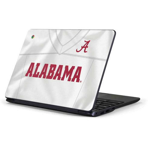 University of Alabama White Jersey Samsung Chromebook Skin