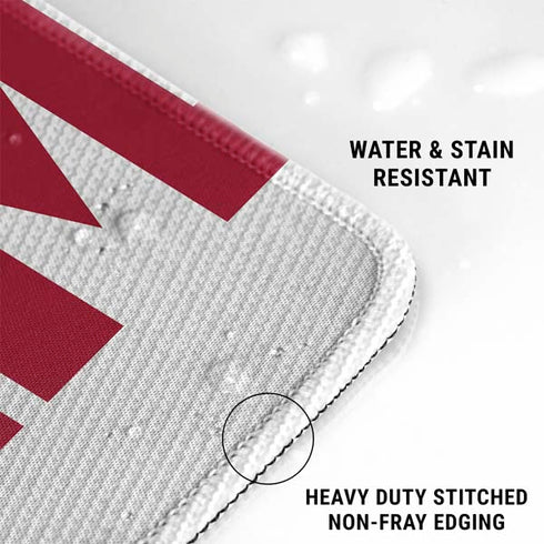 University of Alabama White Jersey Gaming Mouse Pad