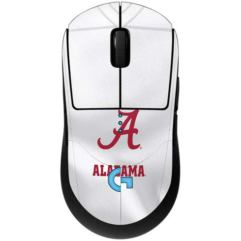 University of Alabama White Jersey G Pro Wireless Gaming Mouse Skin
