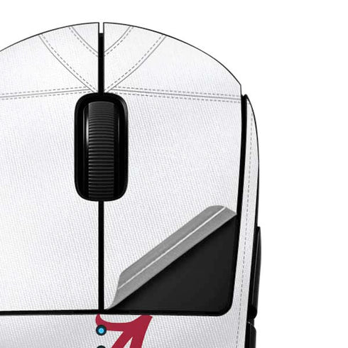 University of Alabama White Jersey G Pro Wireless Gaming Mouse Skin