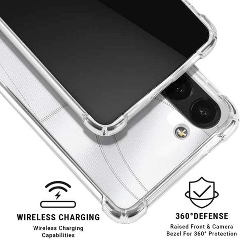 University of Alabama White Jersey Galaxy A13 5G Clear Case