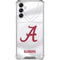 University of Alabama White Jersey Galaxy A14 5G Clear Case