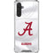 University of Alabama White Jersey Galaxy A17 Clear Case