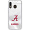 University of Alabama White Jersey Galaxy A20 Clear Case