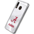 University of Alabama White Jersey Galaxy A20 Clear Case
