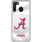 University of Alabama White Jersey Galaxy A21 Clear Case