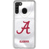 University of Alabama White Jersey Galaxy A21 Clear Case