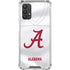 University of Alabama White Jersey Galaxy A32 5G Clear Case