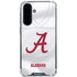 University of Alabama White Jersey Galaxy A36 5G Clear Case