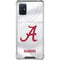 University of Alabama White Jersey Galaxy A51 5G Clear Case