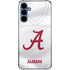 University of Alabama White Jersey Galaxy A55 5G Clear Case
