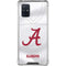 University of Alabama White Jersey Galaxy A71 5G Clear Case