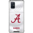 University of Alabama White Jersey Galaxy A71 5G Clear Case