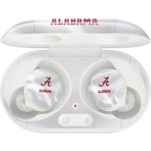 University of Alabama White Jersey Galaxy Buds Plus Skin