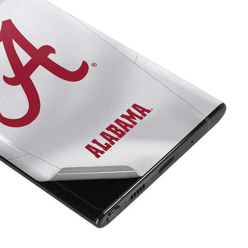 University of Alabama White Jersey Galaxy Note 10 Plus Skin