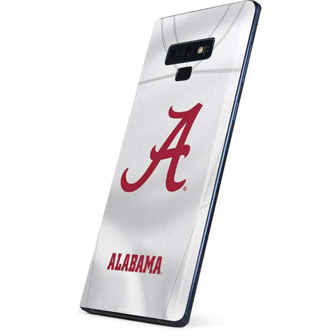 University of Alabama White Jersey Galaxy Note 9 Skin