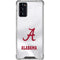 University of Alabama White Jersey Galaxy Note20 5G Clear Case