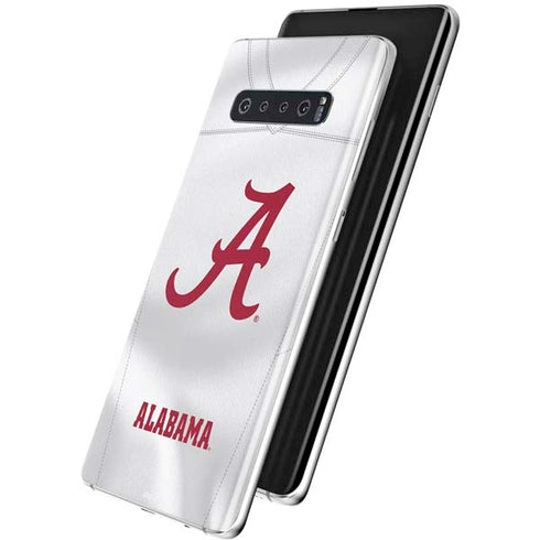 University of Alabama White Jersey Galaxy S10 Plus Skin