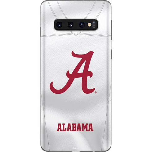 University of Alabama White Jersey Galaxy S10 Skin