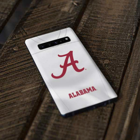 University of Alabama White Jersey Galaxy S10 Skin