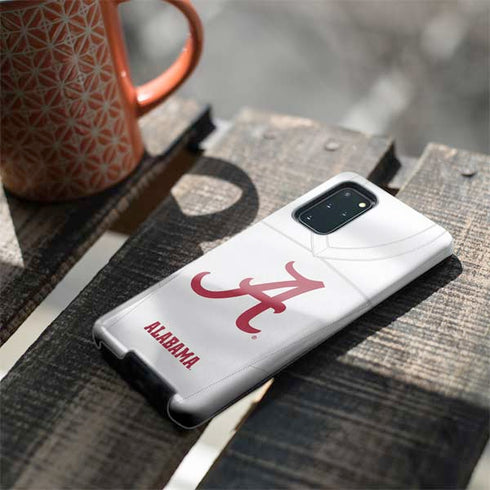 University of Alabama White Jersey Galaxy S20 Plus Pro Case