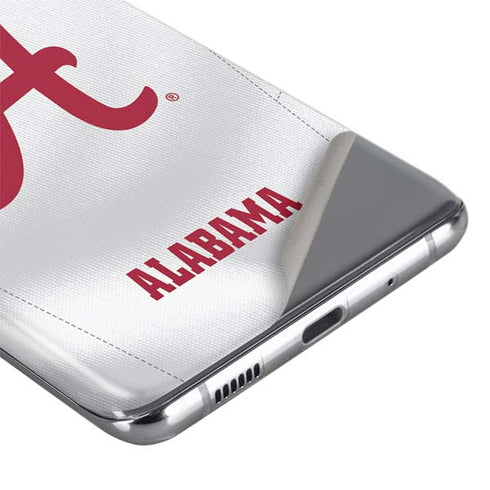 University of Alabama White Jersey Galaxy S20 Plus Skin