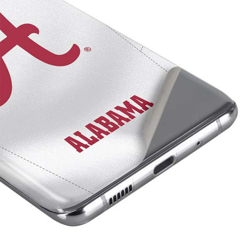 University of Alabama White Jersey Galaxy S20 Skin