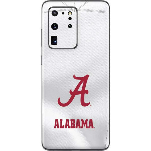 University of Alabama White Jersey Galaxy S20 Ultra 5G Skin