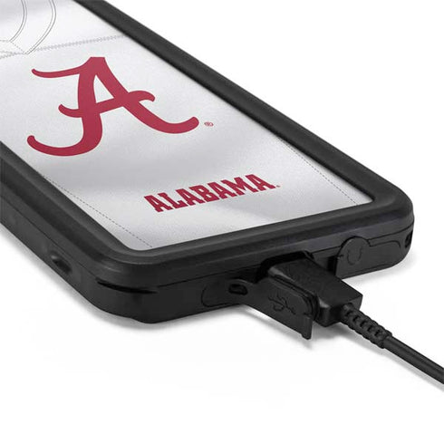 University of Alabama White Jersey Galaxy S20 Waterproof Case