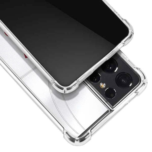 University of Alabama White Jersey Galaxy S21 Ultra 5G Clear Case