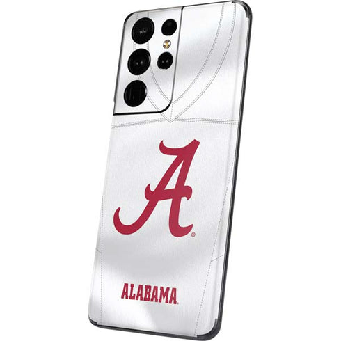 University of Alabama White Jersey Galaxy S21 Ultra 5G Skin