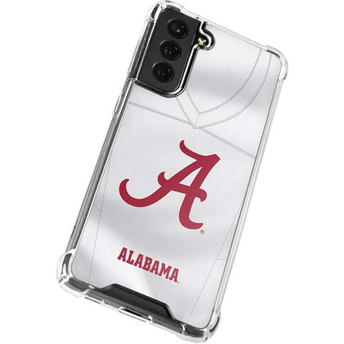 University of Alabama White Jersey Galaxy S22 Plus Clear Case