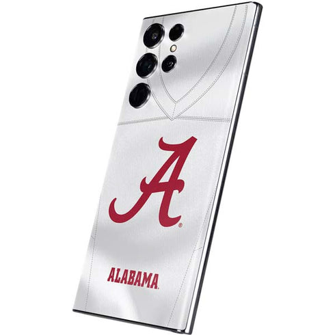 University of Alabama White Jersey Galaxy S22 Ultra Skin