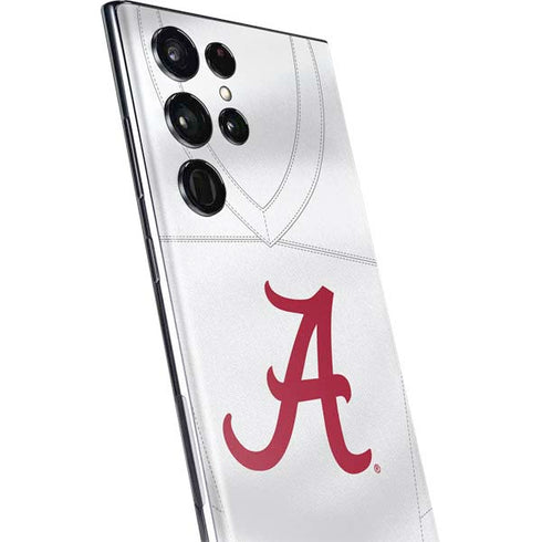 University of Alabama White Jersey Galaxy S22 Ultra Skin