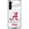 University of Alabama White Jersey Galaxy S23 Plus Clear Case