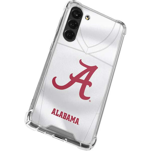 University of Alabama White Jersey Galaxy S23 Plus Clear Case