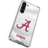 University of Alabama White Jersey Galaxy S23 Plus Clear Case