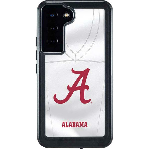 University of Alabama White Jersey Galaxy S23 Plus Waterproof Case