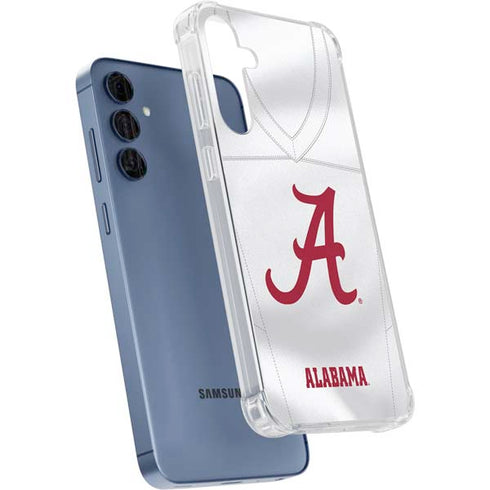 University of Alabama White Jersey Galaxy S24 Clear Case