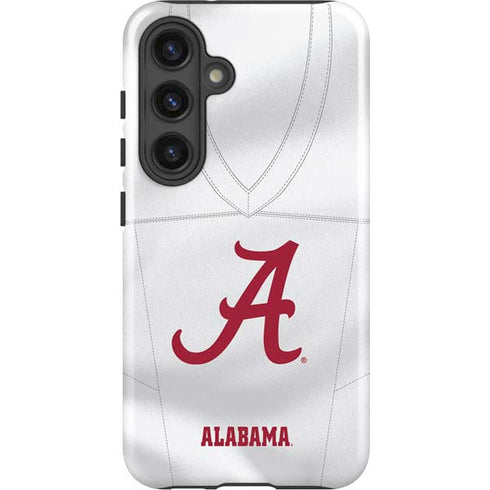 University of Alabama White Jersey Galaxy S25 Impact Case