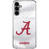 University of Alabama White Jersey Galaxy S24 Plus Clear Case