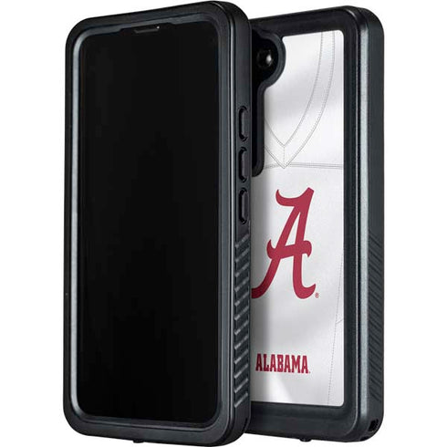 University of Alabama White Jersey Galaxy S24 Plus Waterproof Case