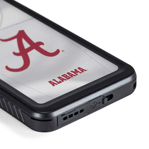 University of Alabama White Jersey Galaxy S24 Plus Waterproof Case