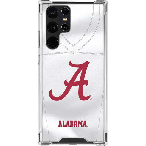 University of Alabama White Jersey Galaxy S24 Ultra Clear Case
