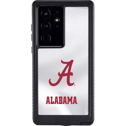 University of Alabama White Jersey Galaxy S24 Ultra Waterproof Case