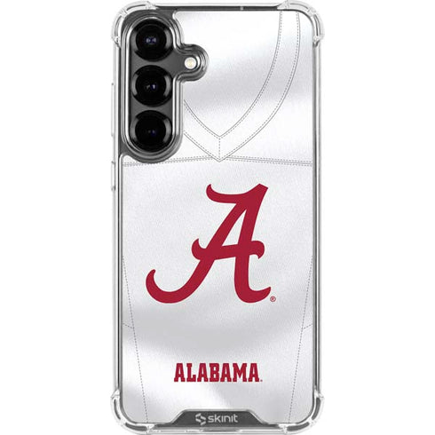 University of Alabama White Jersey Galaxy S26 Clear Case