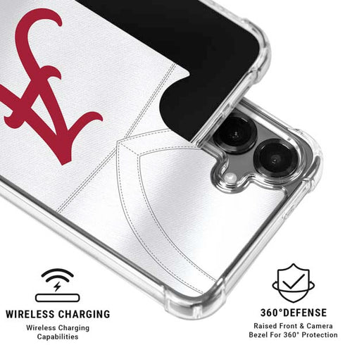 University of Alabama White Jersey Galaxy S26 Clear Case